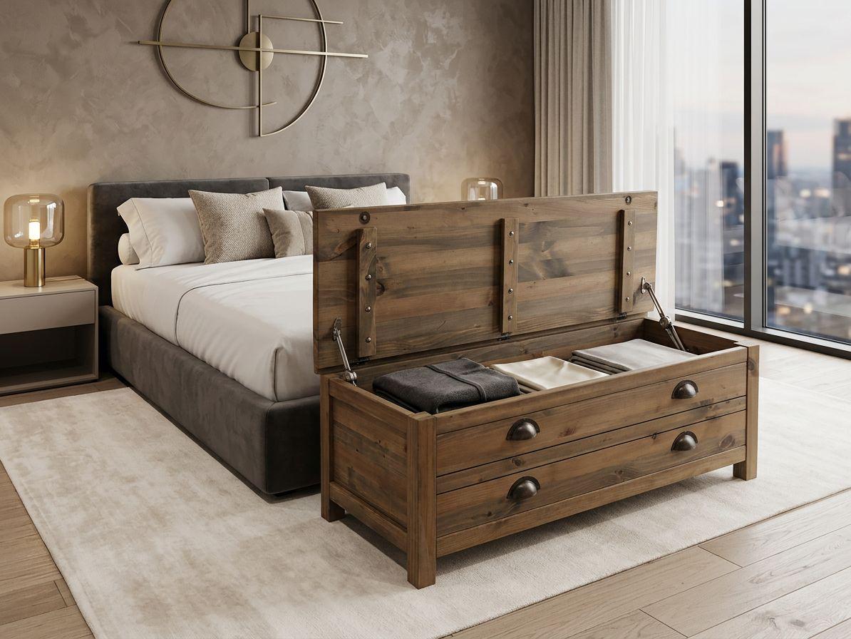 Harper Lift-Top Storage Bench