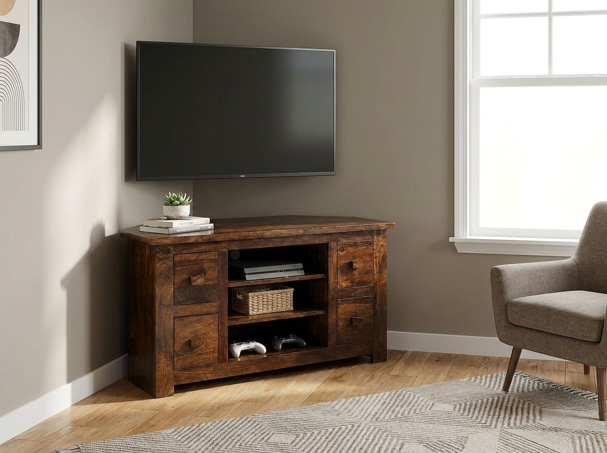 Dakota Corner Media Console
