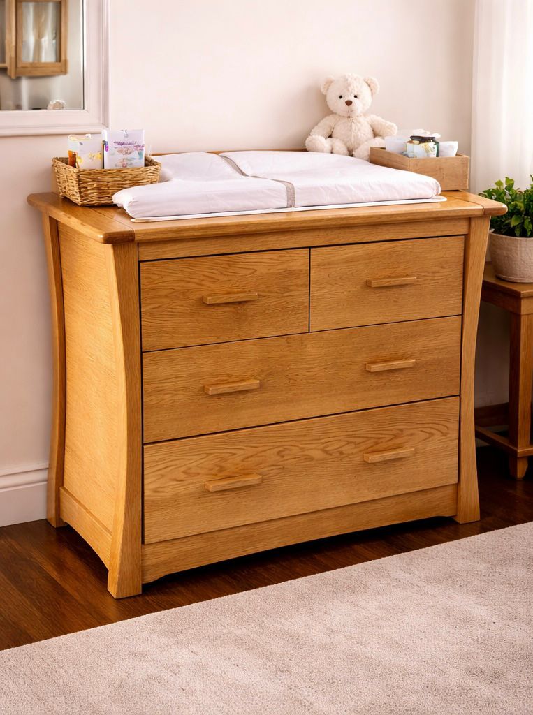 Ocean Dressery Baby Changer – Convertible Solid Wood Chest