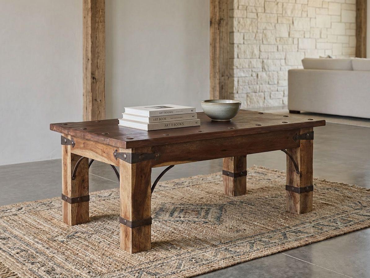 Frontier Industrial Rustic Coffee Table