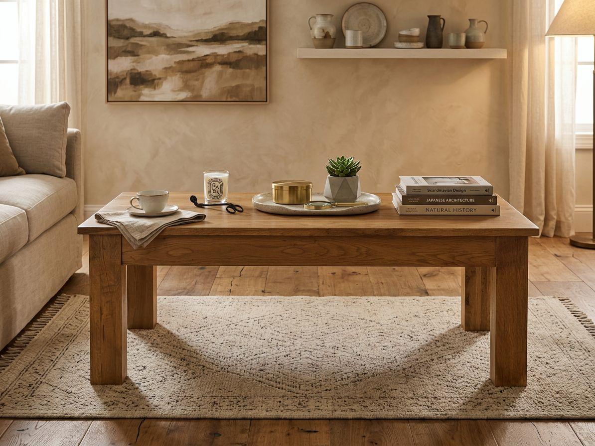 Camden Solid Wood Coffee Table